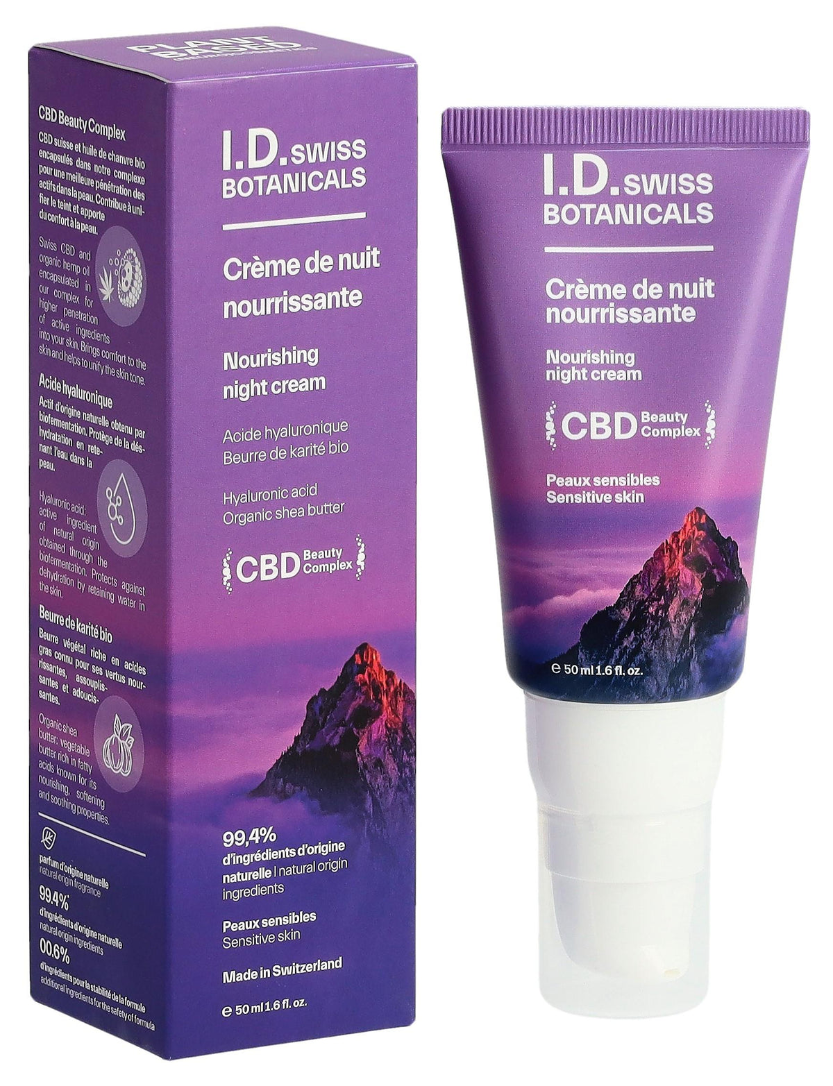 I.D. Swiss Botanicals Nachtcreme nährend (50ml)