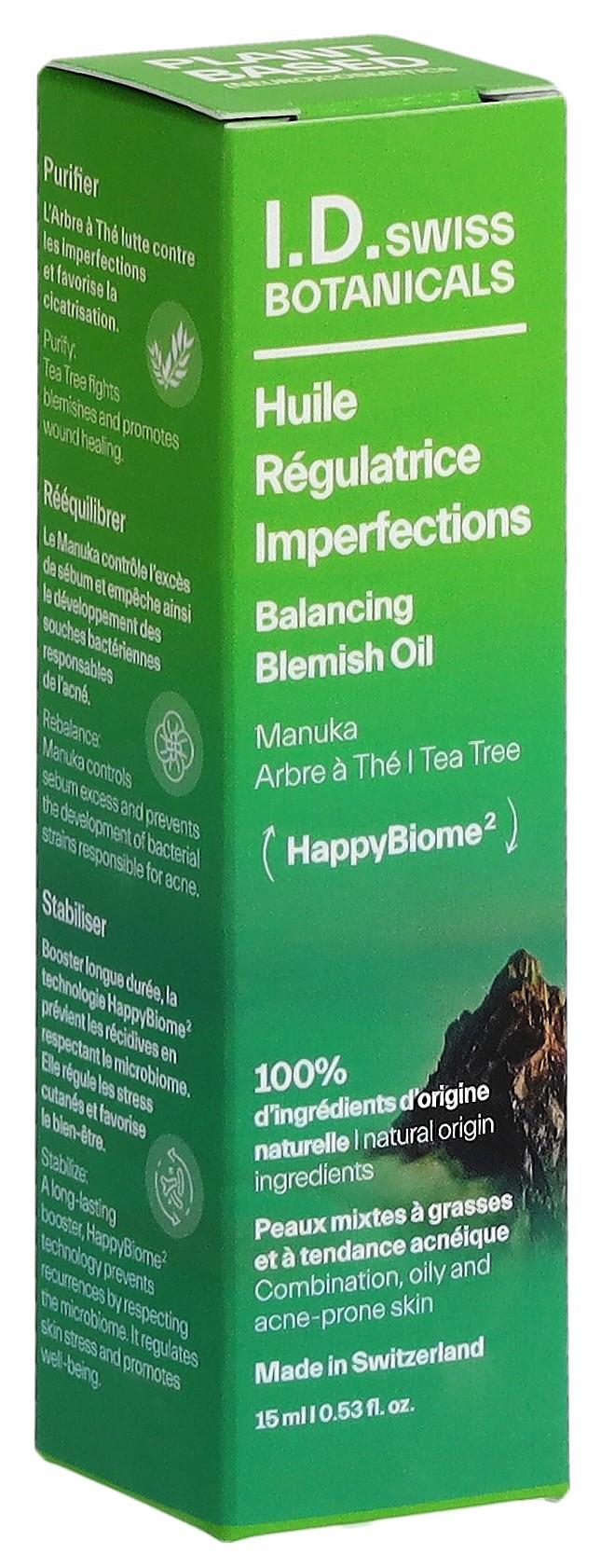 I.D. Swiss Botanicals Olio regolatore imperfezioni (15ml)