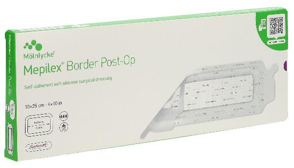 Mepilex Border Post-Op Pansement complet 10x25cm (5 pces)