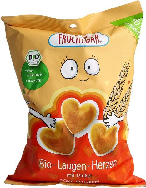 FRUCHTBAR Organic Pretzel Hearts with Spelt (90g)