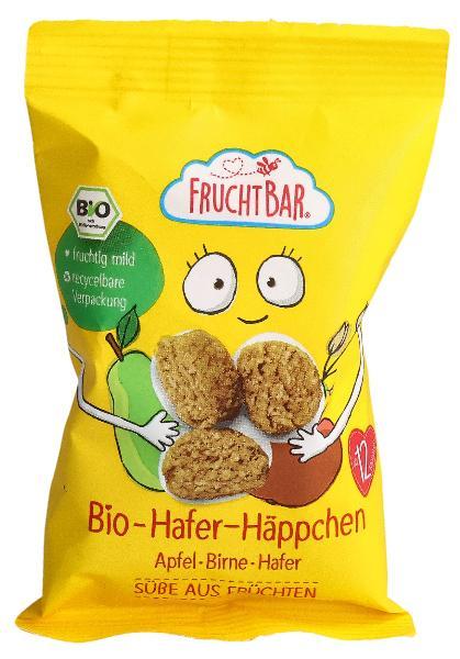 FRUCHTBAR Organic Oat Bites Apple, Pear, Oat (40g)