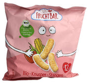 FRUCHTBAR Organic Crunchy Sticks Millet, Strawberry, Corn (30g)