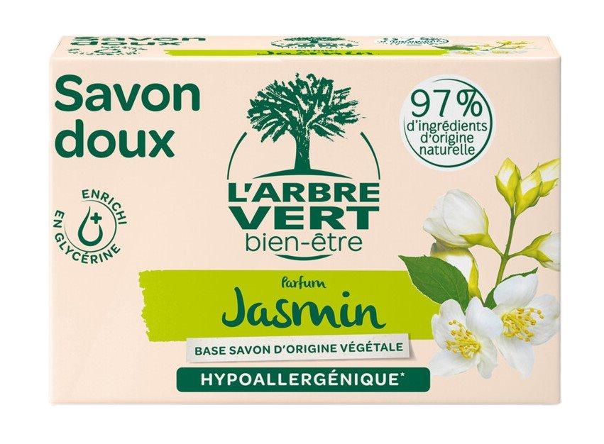 L'ARBRE VERT Ökologische Handseife Jasmin (90g)