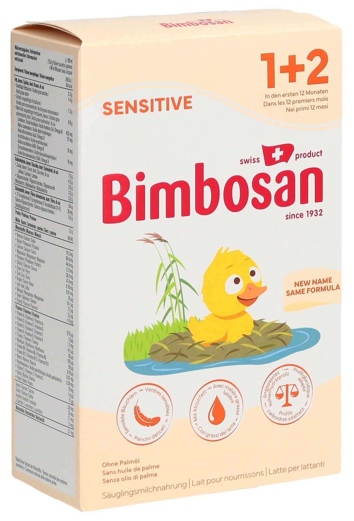 Bimbosan Sensitive 1+2 Säuglingsmilch (400g)