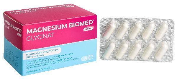 Magnesium Biomed Glycinate Capsules 125mg (60 pcs)