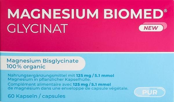 Magnesium Biomed Glycinate Capsules 125mg (60 pcs)