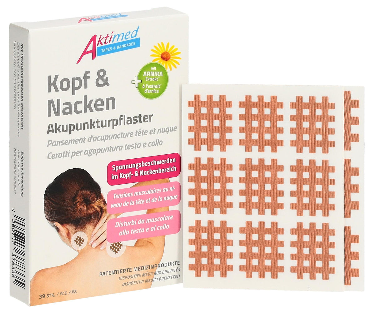 Aktimed Acupuncture Patches Head and Neck (39 pcs)
