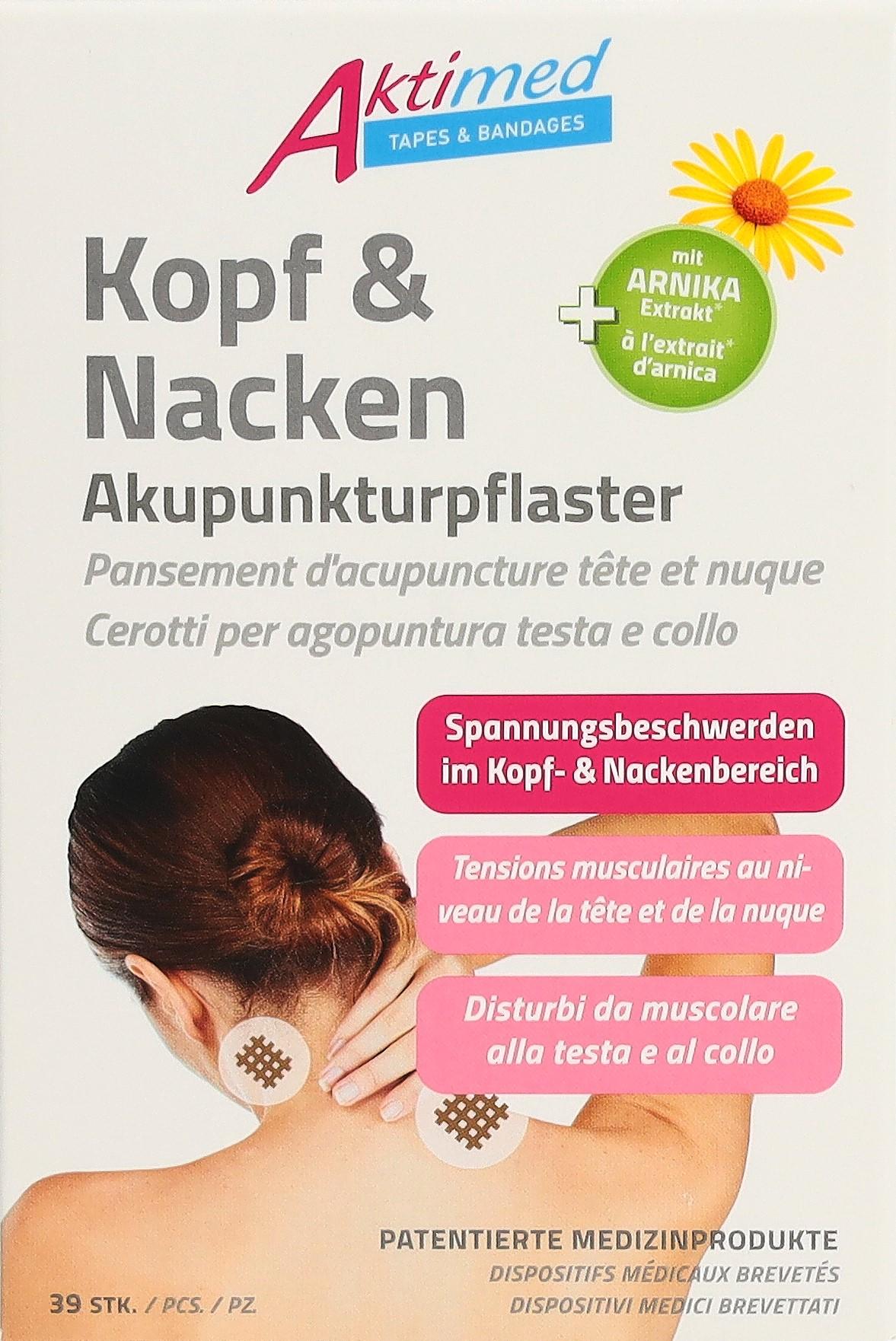Aktimed Acupuncture Patches Head and Neck (39 pcs)