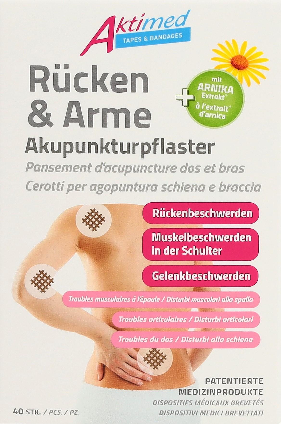 Aktimed Acupuncture Patches Back and Arms (40 pcs)