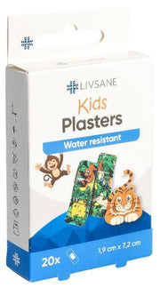 Livsane Pansements pour enfants imperméables (20 pces)