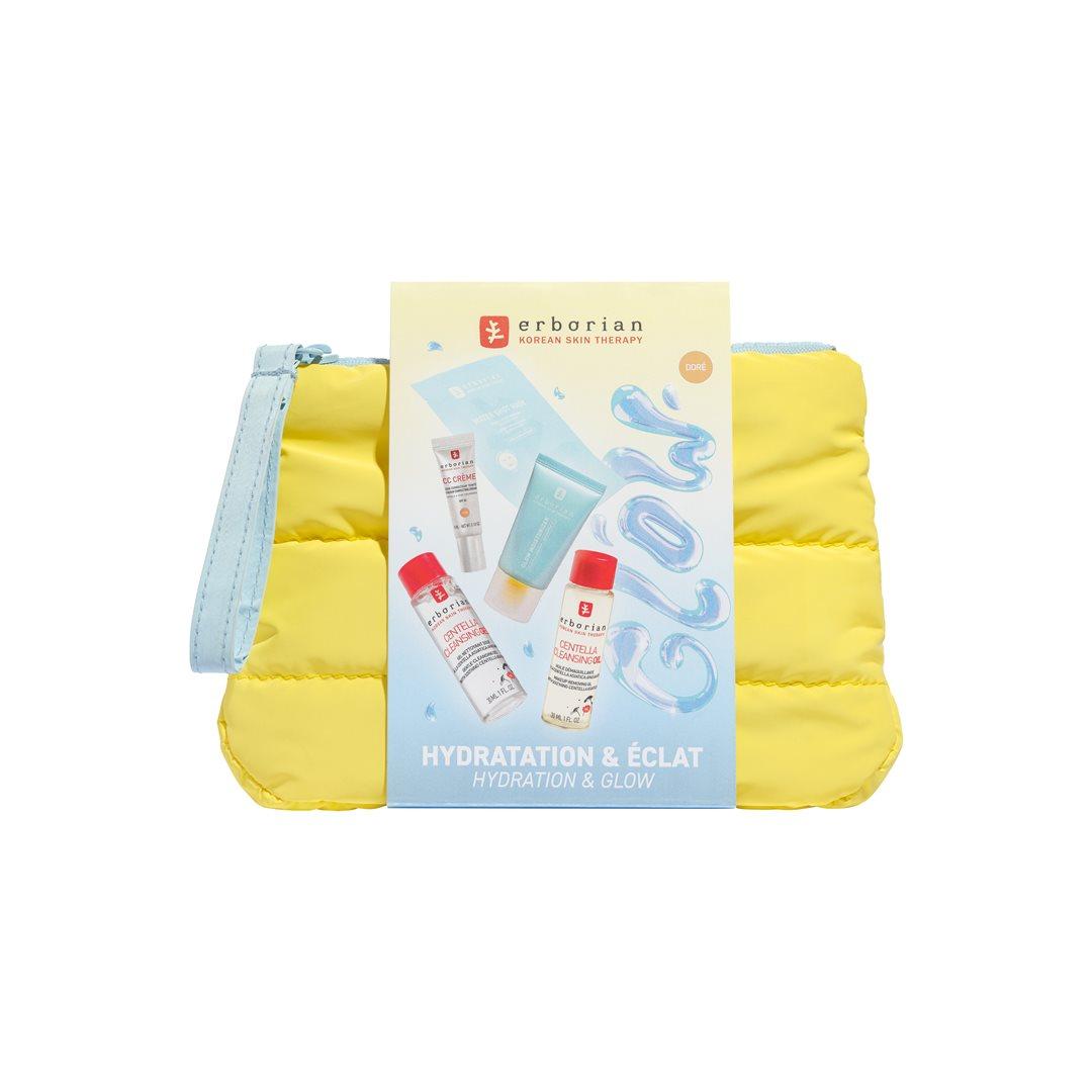 erborian KOREAN SKIN THERAPY Travel Pouch Doré (5-piece)