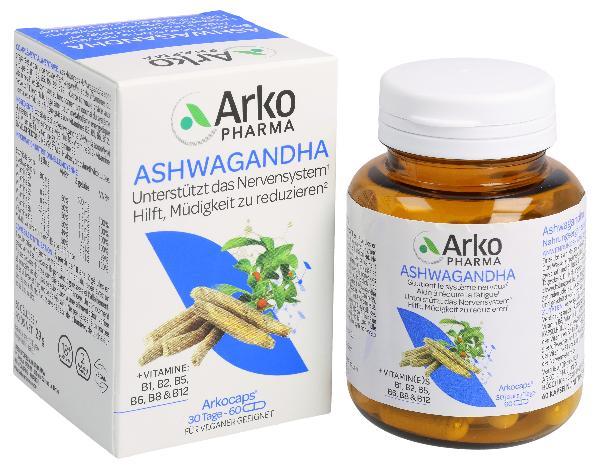 ARKOCAPS Ashwagandha + Vitamins Capsules (60 pcs)