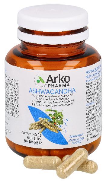 ARKOCAPS Ashwagandha + Vitamins Capsules (60 pcs)