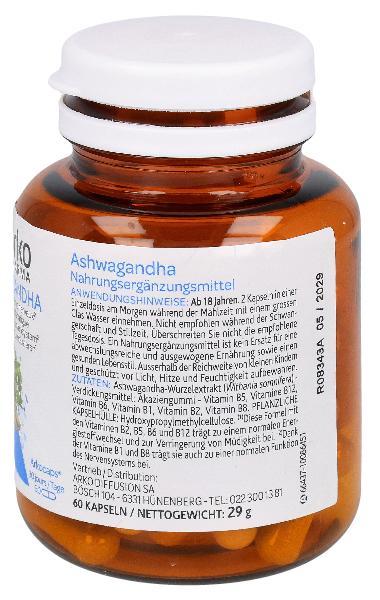 ARKOCAPS Ashwagandha + Vitamins Capsules (60 pcs)