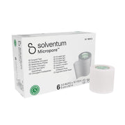 Solventum Micropore Vlies-Rollenpflaster 50mm x 9.14m weiss (6 Stk)