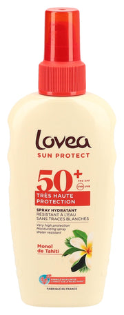 Lovea Spray solaire SPF 50+ Monoï de Tahiti (150ml)