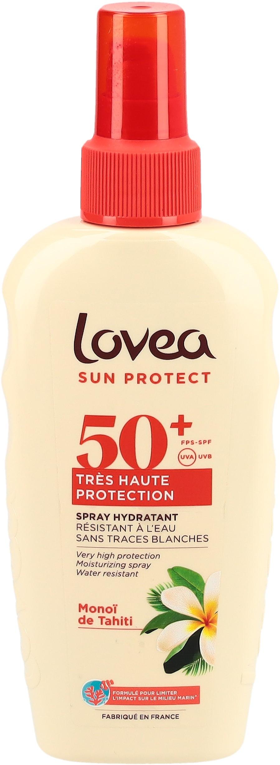 Lovea Spray solaire SPF 50+ Monoï de Tahiti (150ml)