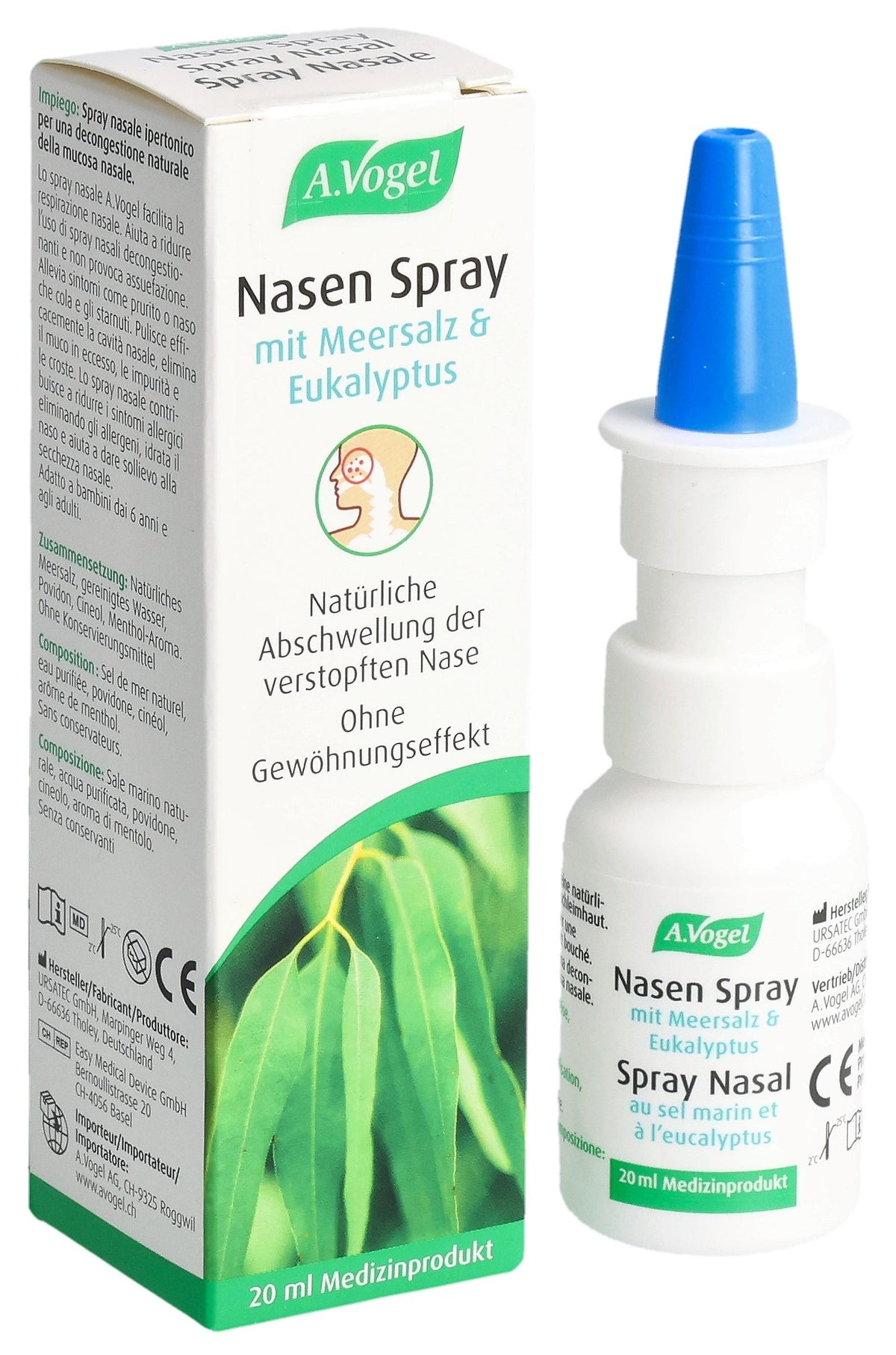 A. Vogel Nasenspray Meersalz & Eukalyptus (20ml)