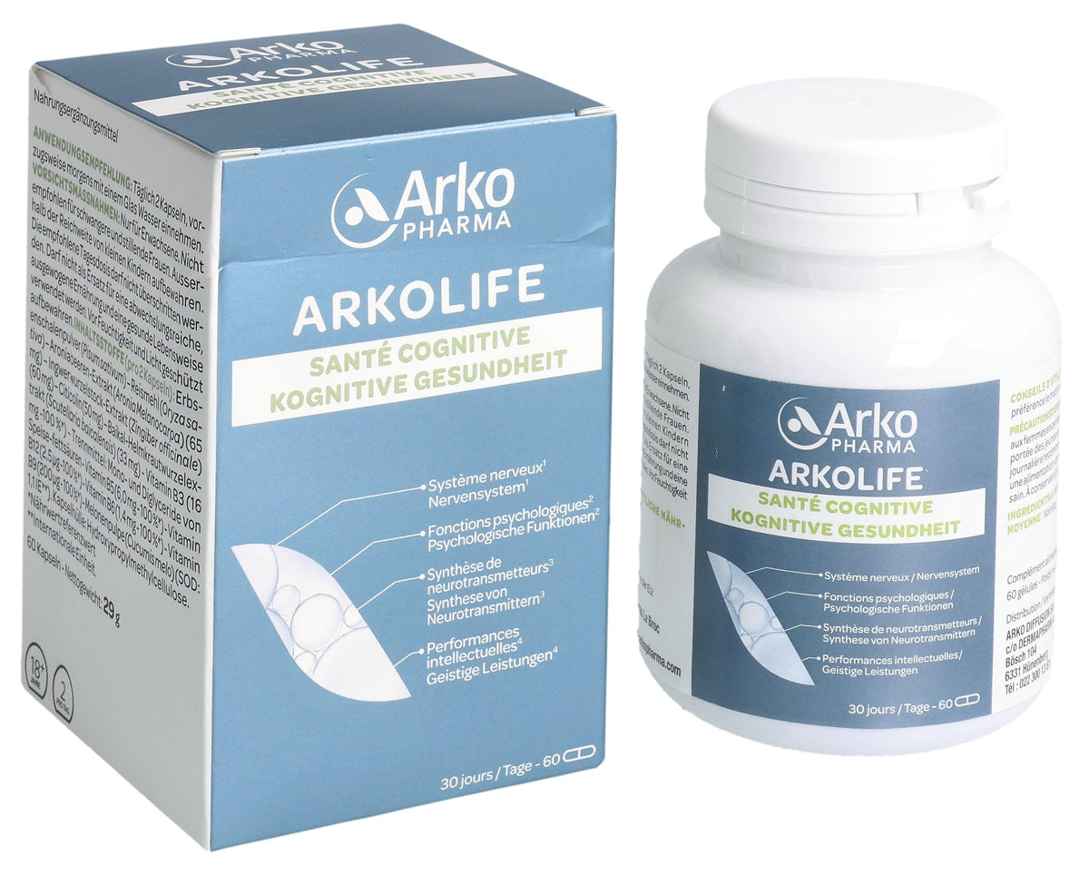 Arkopharma Arkolife Kognitive Gesundheit Kapseln (60 Stk)
