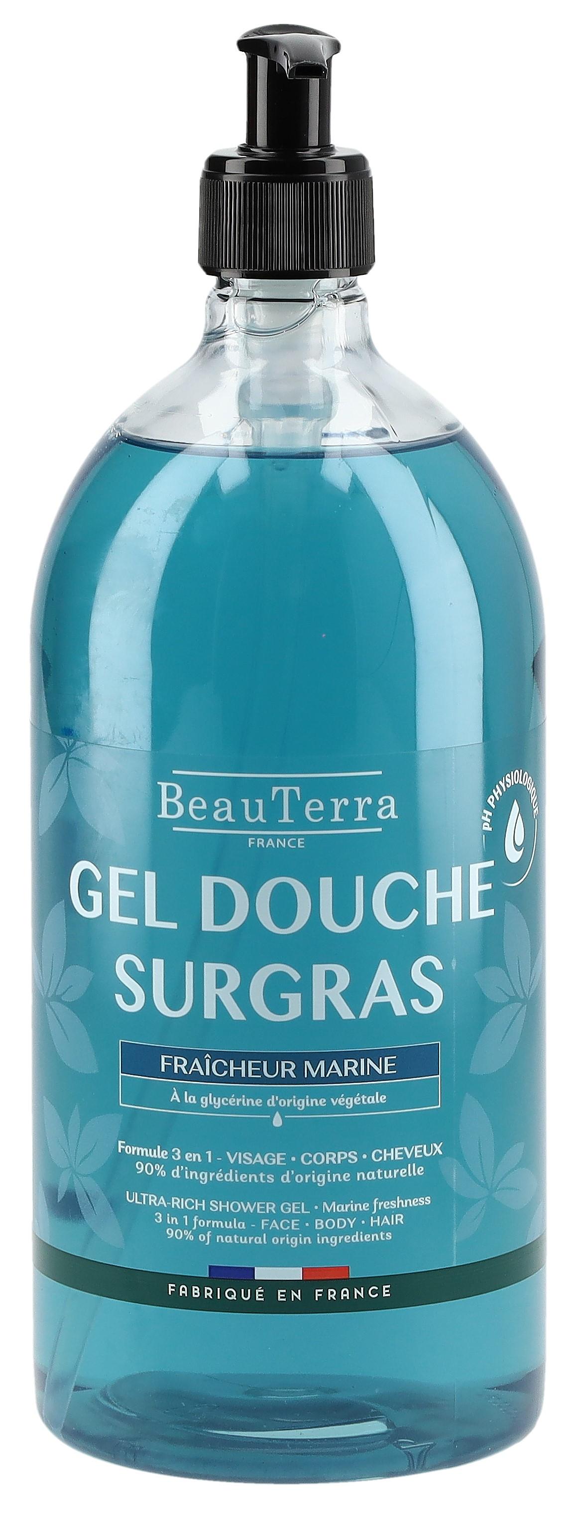BeauTerra Rich Shower Gel Sea Freshness (1000ml)