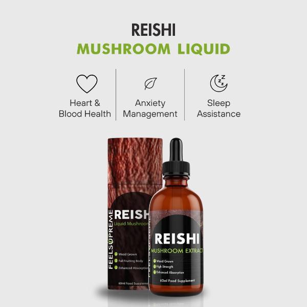 Feel Supreme Reishi Mushroom Extract (60ml)