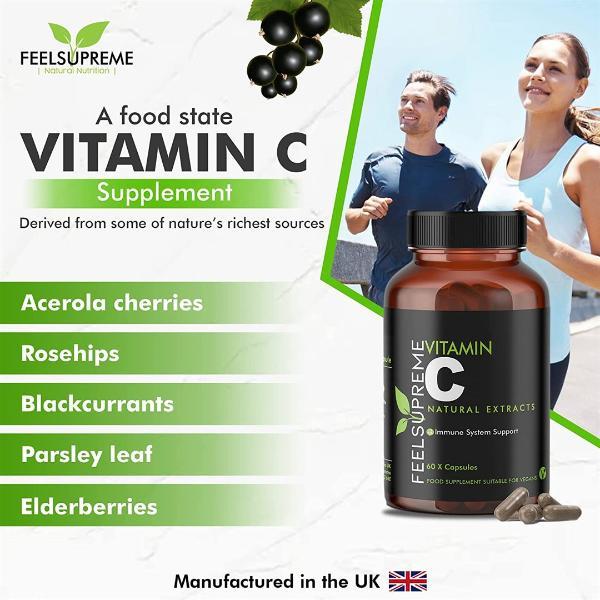 Feel Supreme Vitamin C Natural Extracts (60 pcs)