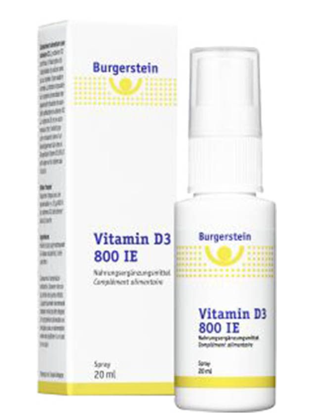 Burgerstein Vitamin D3 800 IE Spray (20ml)