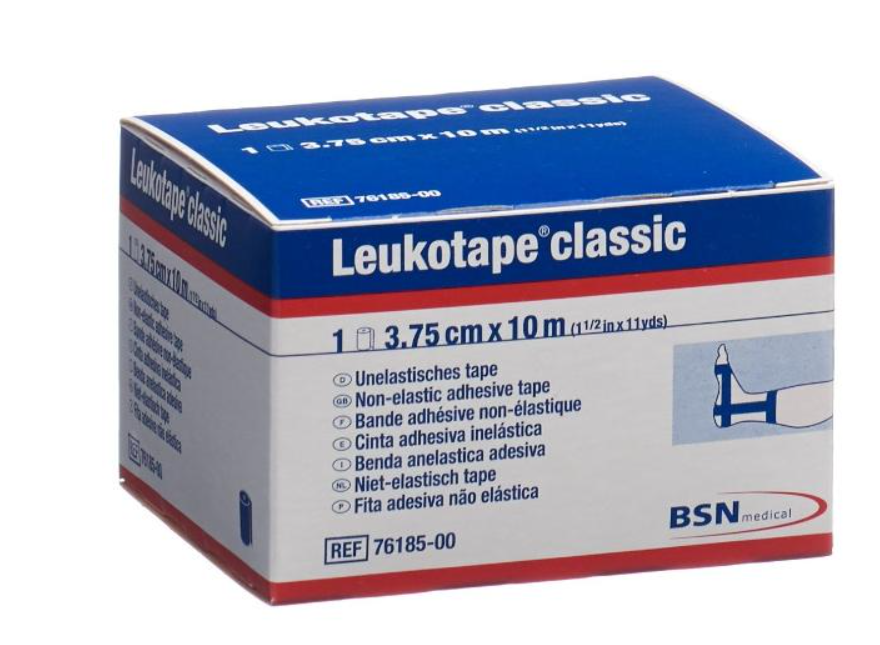 Leukotape classic Pflasterband blau (10m x 3.75cm)
