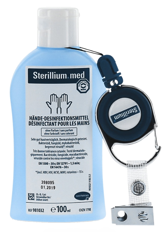 Sterillium Clip für Kittelflaschen
