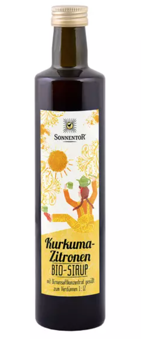 Sonnentor Kurkuma Zitronen Bio Sirup (500ml)