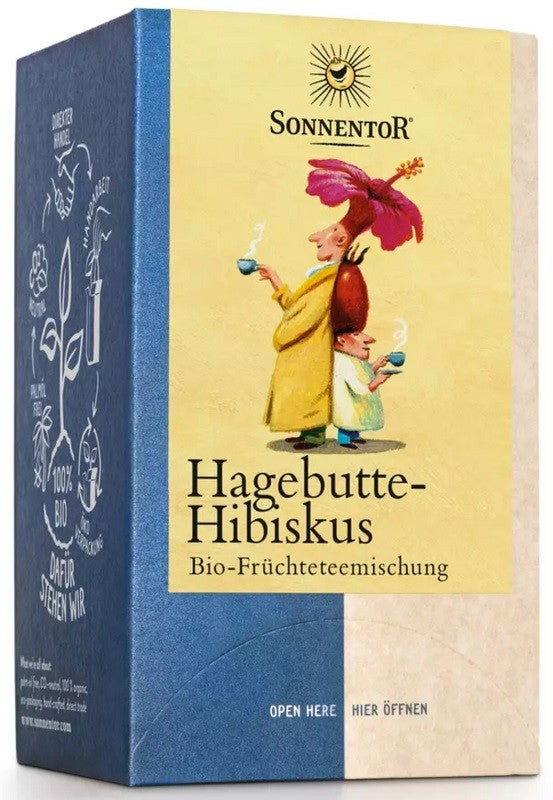 Sonnentor Hagebutte-Hibiskus Bio-Früchteteemischung (18x3g)