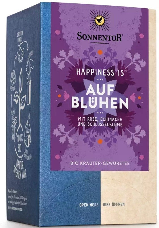 Sonnentor Happiness Is Aufblühen Bio Kräutertee (18x1.5g)