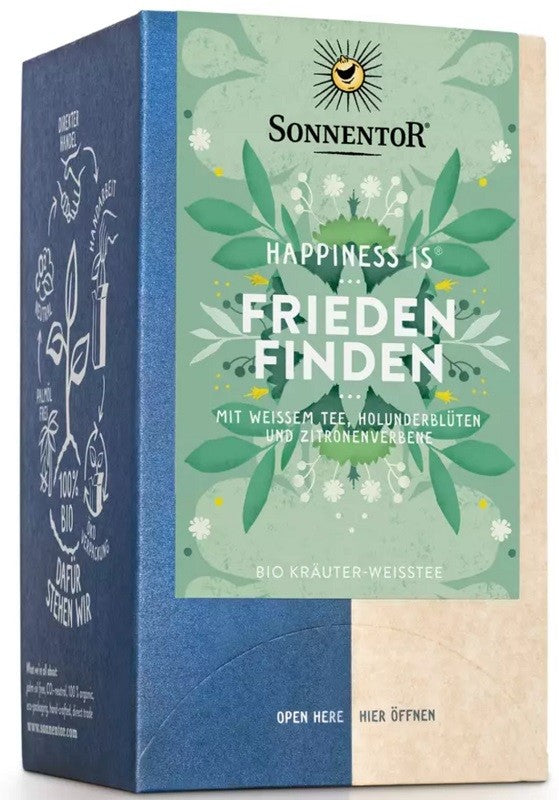 Sonnentor Happiness Is Frieden Finden Bio Kräuter Weißtee (18x1.5g)