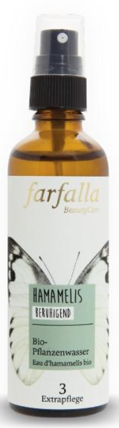 Farfalla Hamamelis Bio Pflanzenwasser (75ml)