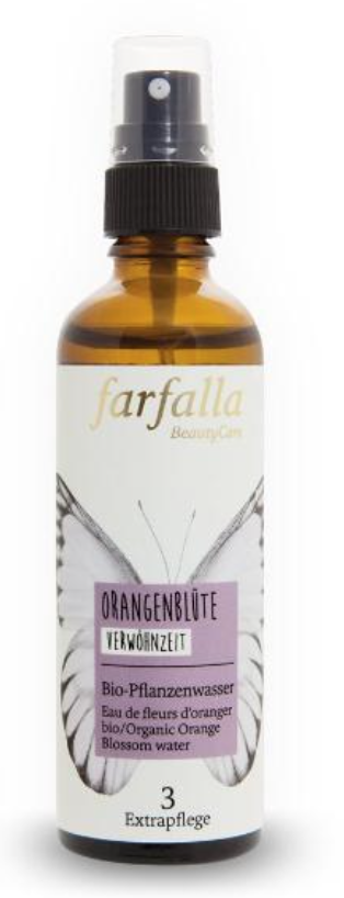 Farfalla Orangenblüte Bio Pflanzenwasser (75ml)