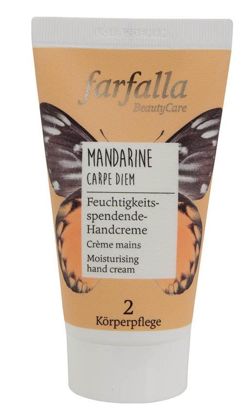 Farfalla Mandarine Carpe Diem Feuchtigkeitsspendende Handcreme (50ml)