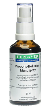 HERBAMED Propolis Holunder Mundspray (50ml)