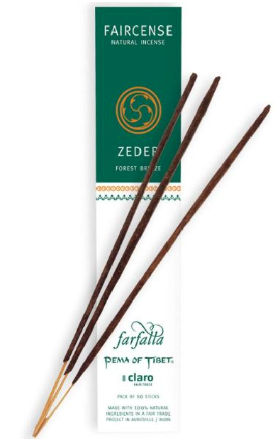 Farfalla Faircense Räucherstäbchen Zeder Forest Breeze (10 Stk)