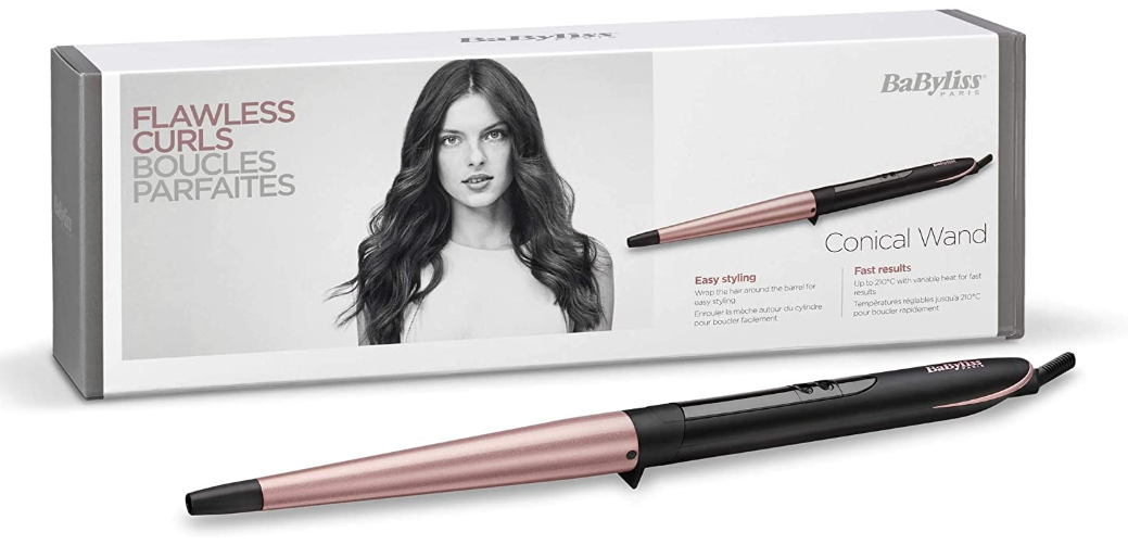 BaByliss Conical Wand Rose Quartz Lockenstab