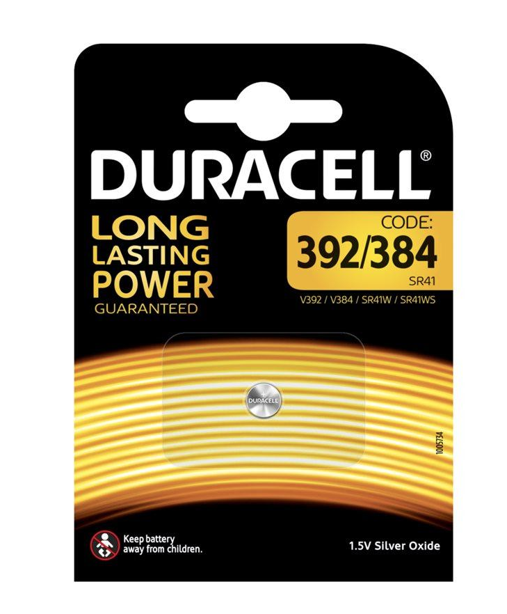 DURACELL Long Lasting Power 392 / 384 / SR41 (1 Stk)