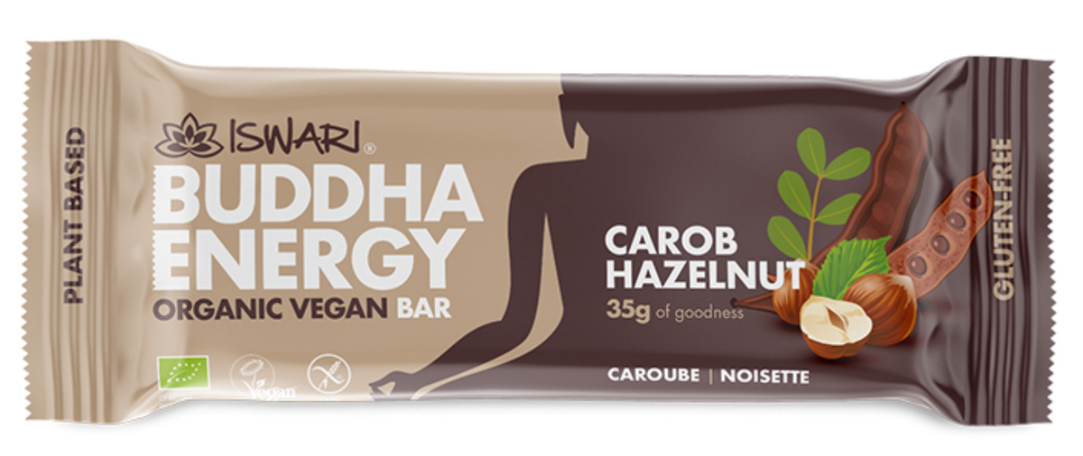 ISWARI Buddha Energy Bio Riegel Johannisbrot & Haselnuss (35g)