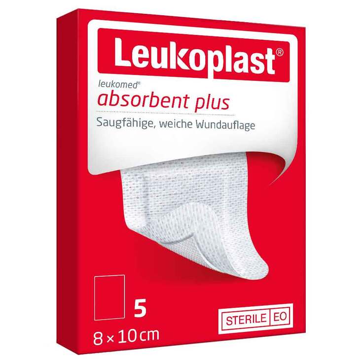 Leukoplast Leukomed Wundverband steril 8 x 10cm (5 Stk)