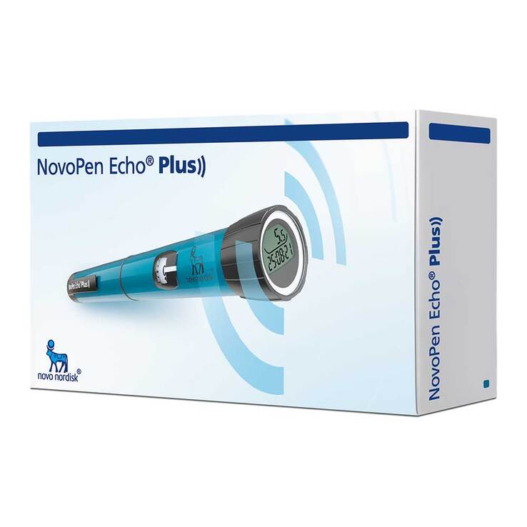 Novopen Echo Plus Penna per iniezione blu (1 pz)