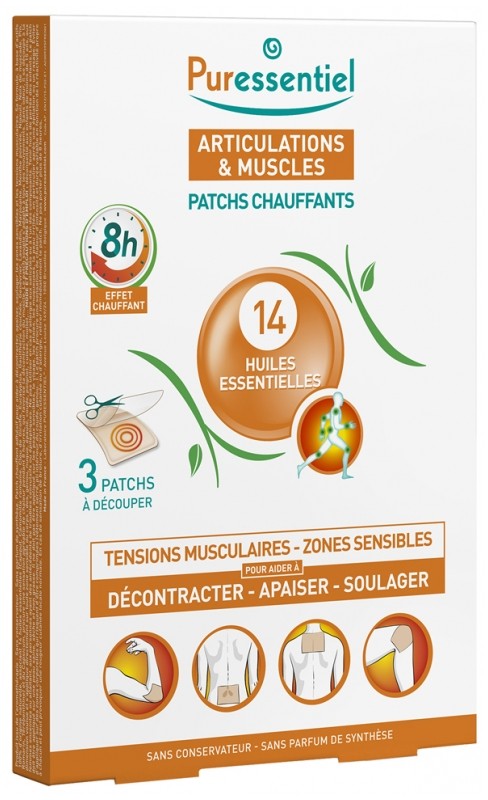 Puressentiel GELENK & MUSKEL Wärmende Pflaster (3 Stk)