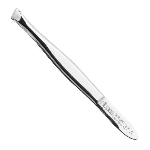 Nippes Pinzette 8cm schräg vernickelt