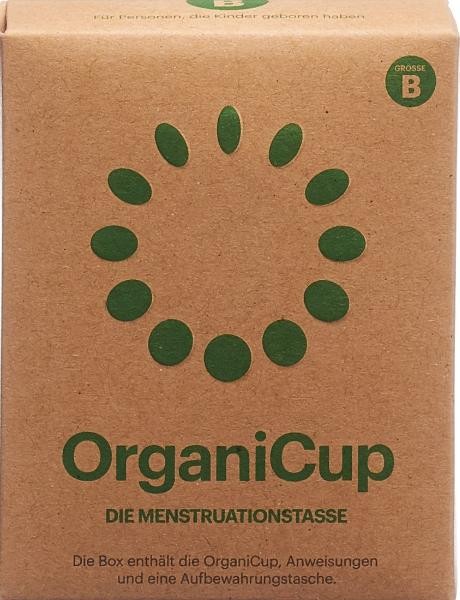 OrganiCup Menstruationstasse Größe B Deutsch (1 Stk)
