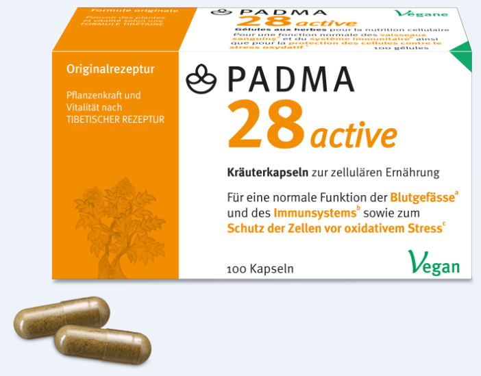 PADMA 28 active Kapseln (100 Stk)