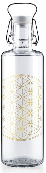 Soulbottles Flower of Life mit Tragegriff (1l)