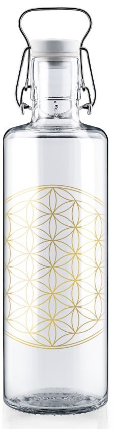 Soulbottles Flower of Life mit Tragegriff (1l)