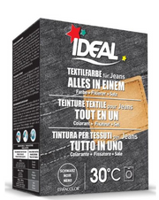 IDEAL Textilfarbe Alles in einem Jeans Schwarz (350g)